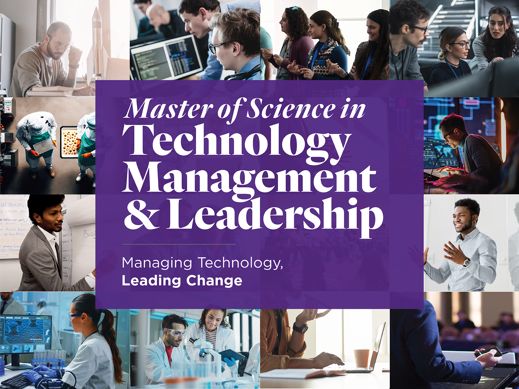 Discover the MS in Technology Management & Leadership